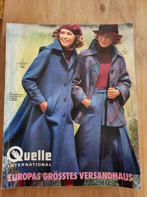 Quelle  Katalog Herbst/Winter 75-76 Hauptkatalog Vintage