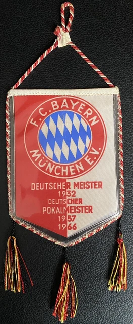Fanion Vintage Bayern Munich / Allemagne - Années 70 - Wimpel Pennant