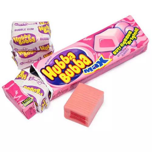 HUBBA BUBBA MAX BUBBLEGUM OUTRAGEOUS ORIGINAL 5 Pcs Each ( 18 in a Pack )