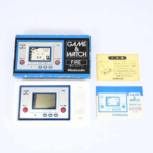 CONSOLA PORTÁTIL NINTENDO Game & Watch Fire RC-04 en caja completa