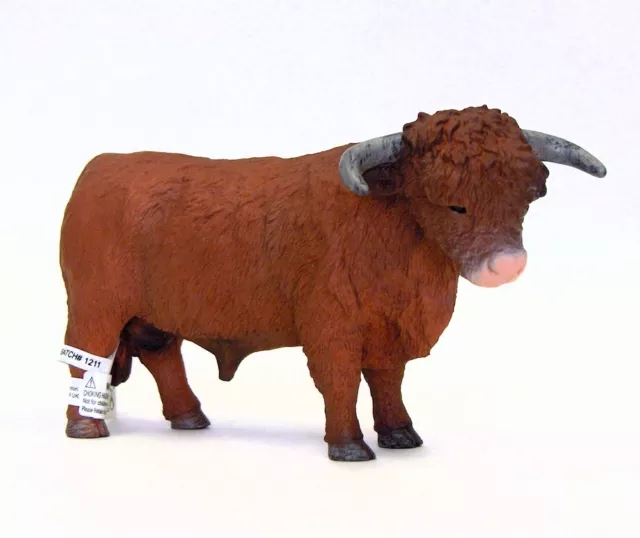 NEW CollectA 88231 Brown Highland Bull Cattle Cow 13cm - RETIRED