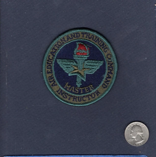 Originale Master Instructor Atc Air Formazione Command USAF 3 " Squadrone Toppa