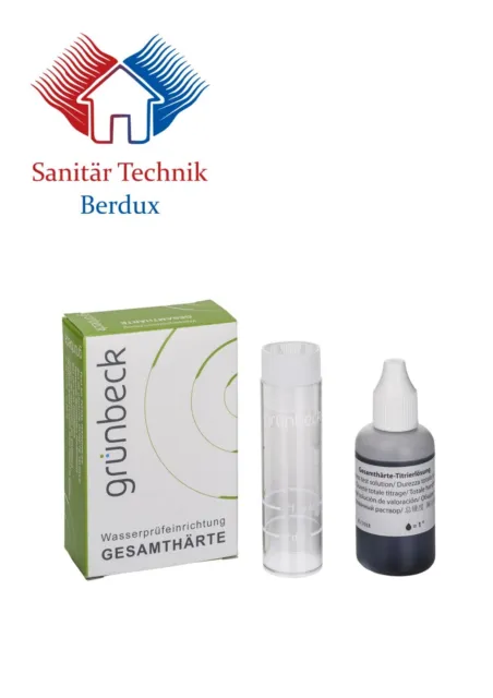 Dispositivo de prueba de agua Grünbeck adecuado para dureza total grado dh y f 170187 NUEVO