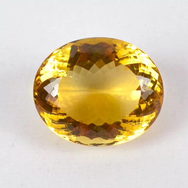 109.65 Cts Superb Quality Natural Certified Golden Citrine Oval Loose Gemstone