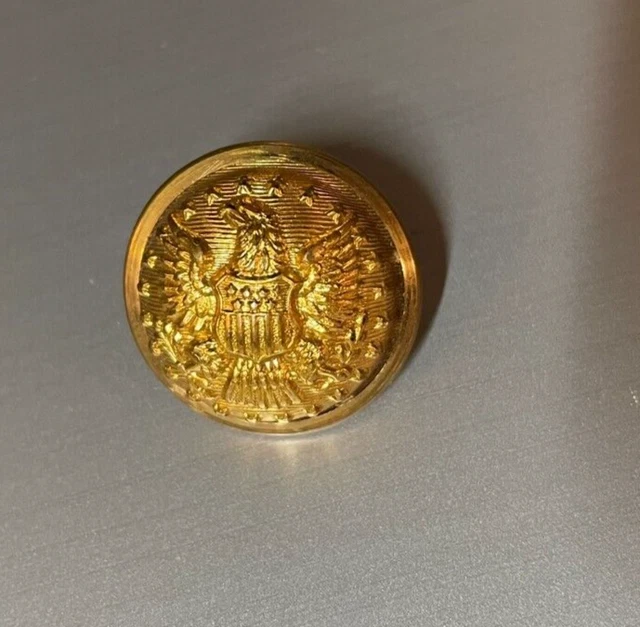 BOUTON COLLECTION - bouton doré à l'aigle