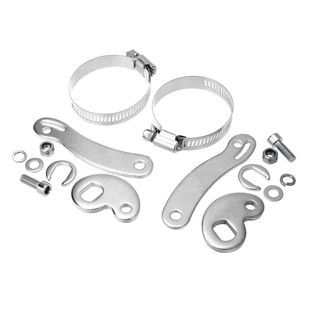 2er-Set Drehmomentarm Für E-Bike – Schutz Für Vorder- & Hinterradmotoren Von 750–1500 W, Inkl. Schlauchschellen & Muttern