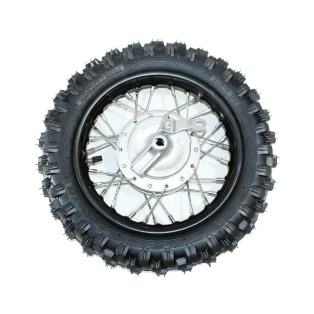2.50- 10 10" Inch Front Drum Brake Wheel Rim + Tyre Tire PIT PRO Trail Dirt Bike