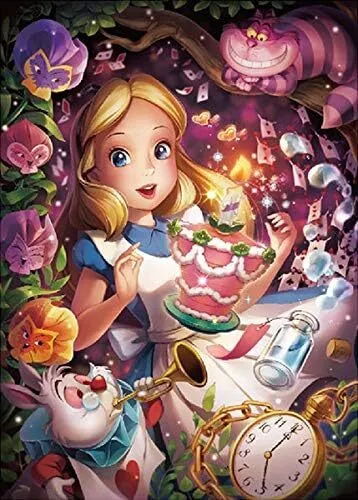 500 Piece Jigsaw Puzzle Disney In a Sparkling Dream (Alice) [Glowing Puzzle]
