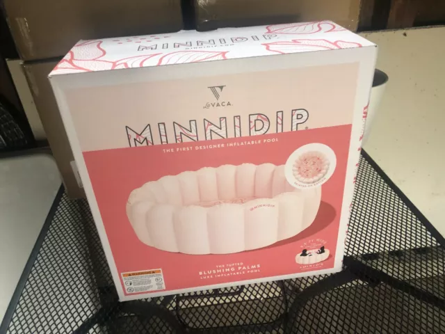 Minnidip blushing palms inflatable cheap pool