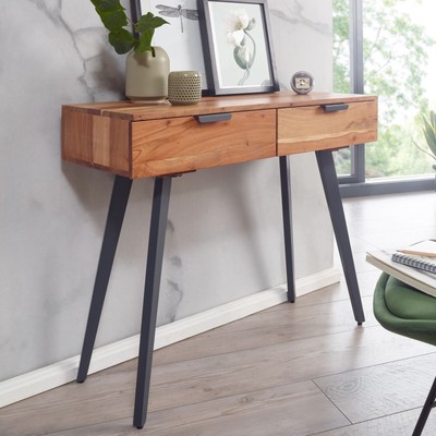 FineBuy console tavolo Calcutta 120 x 50 x 84 cm scrivania console credenza 