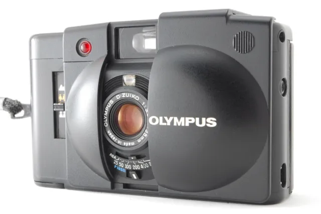 All Works!! [EXC +5] Olympus XA2 Black 35mm Rangefinder Film Camera From JAPAN