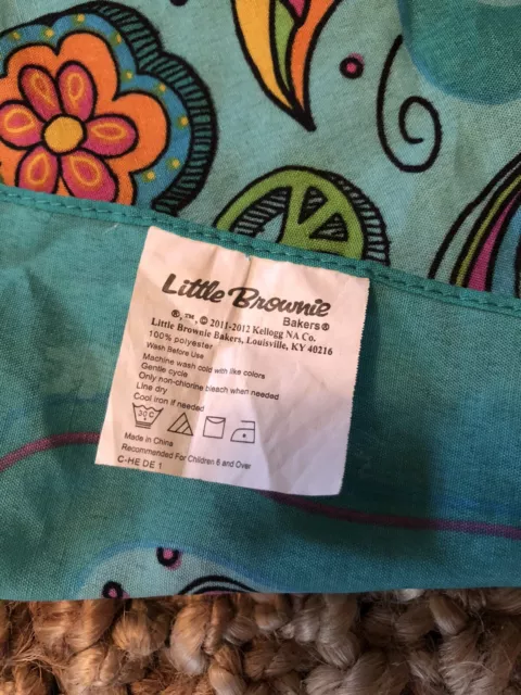 Girl Scouts Little Brownie Bakers Cookie Incentive Bandana/Scarf Peace Love 3