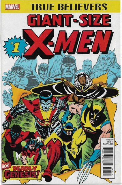 Giant-Size X-Men#1 Vf/Nm 2017 True Believers Edition Marvel Comics