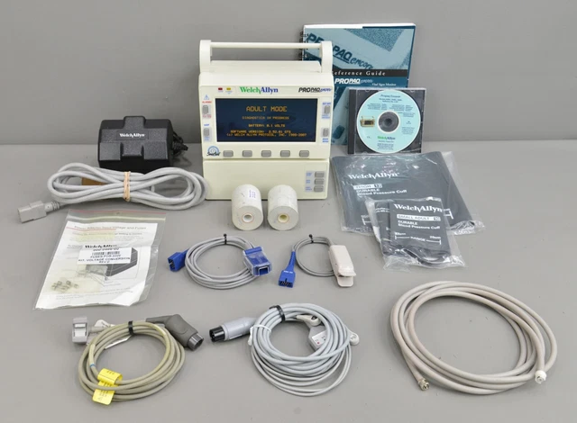 Welch Allyn ProPaq Encore Model 206 EL Opt 223 w/ Accs