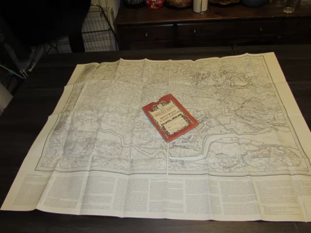 1980 Reprint First Edition One-Inch Ordnance Survey Map, 72, BRENTWOOD, EAST LON