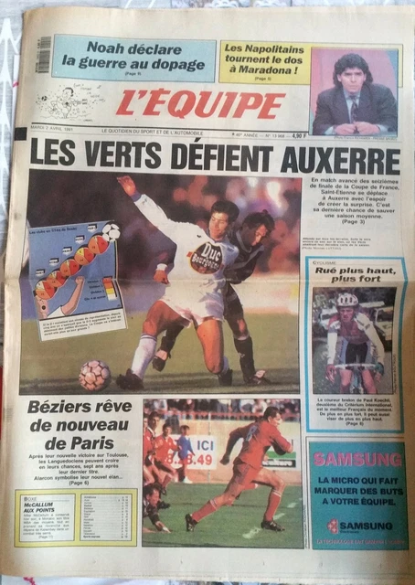 Journal L'Equipe Du 11/03/1985 - Paris-Nice Vainqueur Sean Kelly - Cyclisme - Édition Originale
