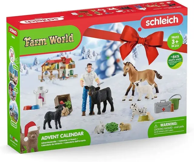 Horse Club, Gifts for Kids Ages 3 and Above, Farm World Advent Calenda