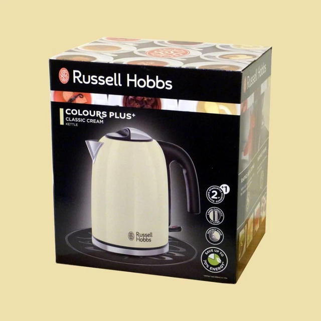 RUSSELL HOBBS WASSERKOCHER Colours Plus+ Classic Cream 2041570 1,7 L