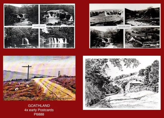 4x early Postcards of GOATHLAND near Whitby by various Publishers