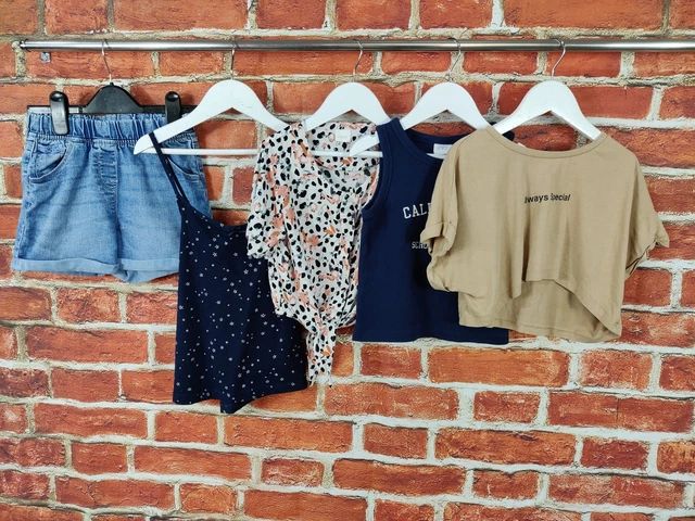Gilet Giacca Camicia Bundle Ragazze Età 7-8 Anni Next Zara Denim Set 128Cm