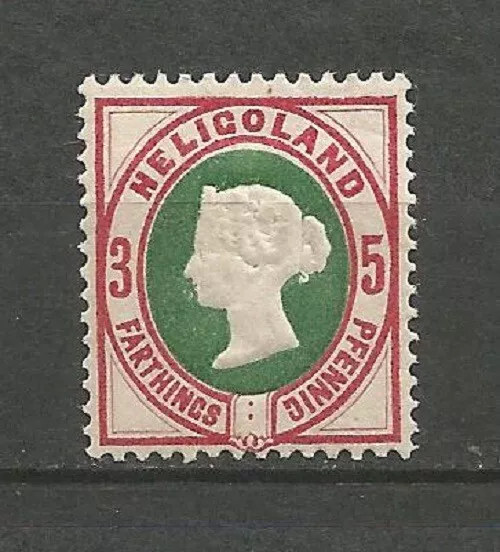 Deutschland Helgoland Heligoland Viktoria 1875 Mi 13 b 3 F/5Pf MH* H13-1