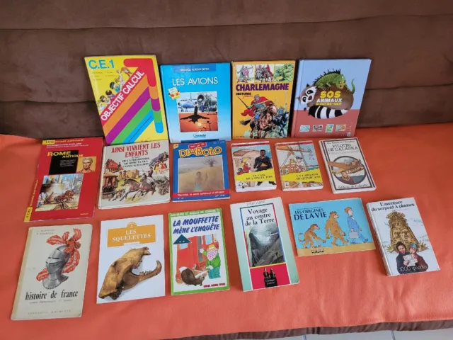 📚  Lot de 16 livres JEUNESSE de 7 à 10 ans 📚