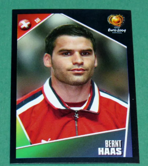 N°139 Bernt Haas Suisse Helvetia Panini Football Uefa Euro 2004 Portugal