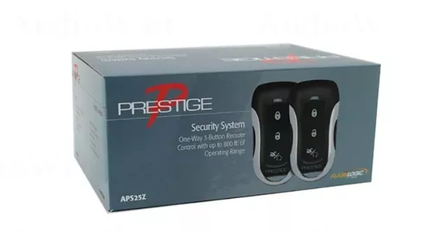Prestige APS25Z Car Alarm System Remote Keyless Entry Security  800' Range NEW
