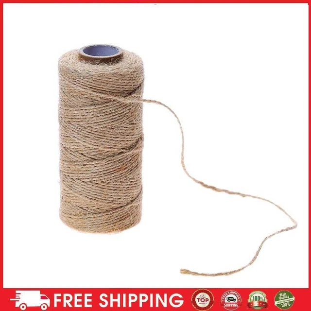 100m Rollen DIY-Verpackung basteln Hanfseil DIY Handarbeit gewebt Hanf Seil Foto