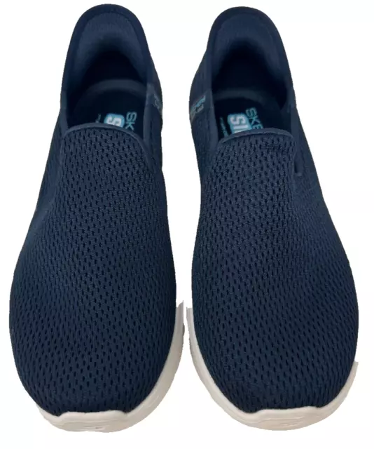 Skechers Women's GO Walk FLex Slip Ins Shoes Navy/White #124963 Size:8.5 82T 2