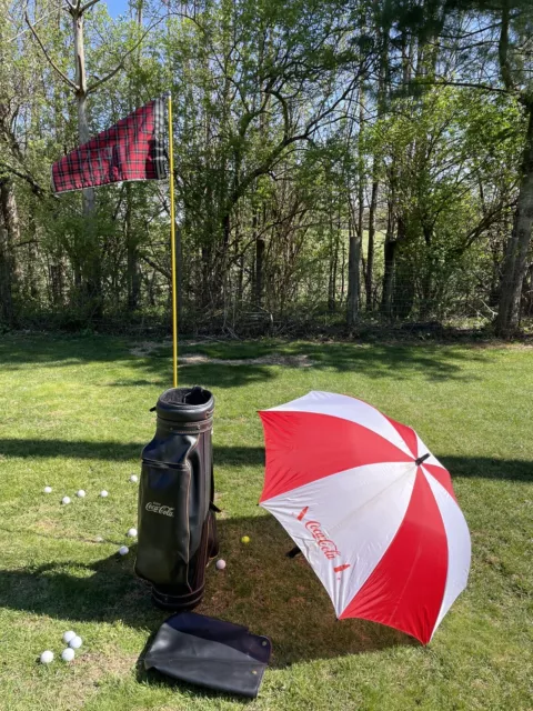 vintage collectors Hot-Z Coca-Cola Golf Bag - Headcovers - Umbrella