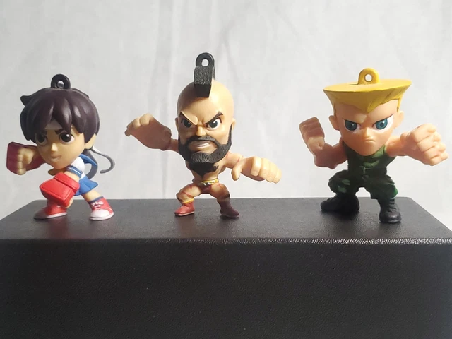 Zangief, Sakura & Guile Street Fighter Capcom Key Chain Backpacks