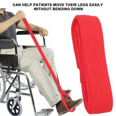 Correa de elevación de piernas portátil para discapacitados ancianos dispositivo de elevación de pies ayuda para la movilidad de piernas