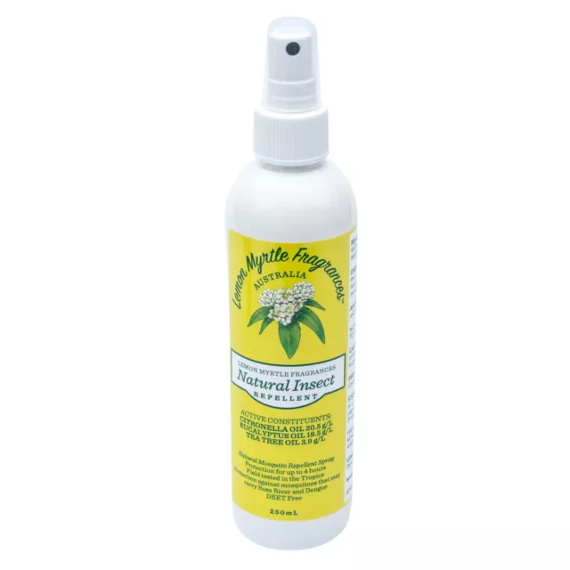 Natural Insect Repellent - Lemon Myrtle Fragrances up to4 Hours Protection Spray
