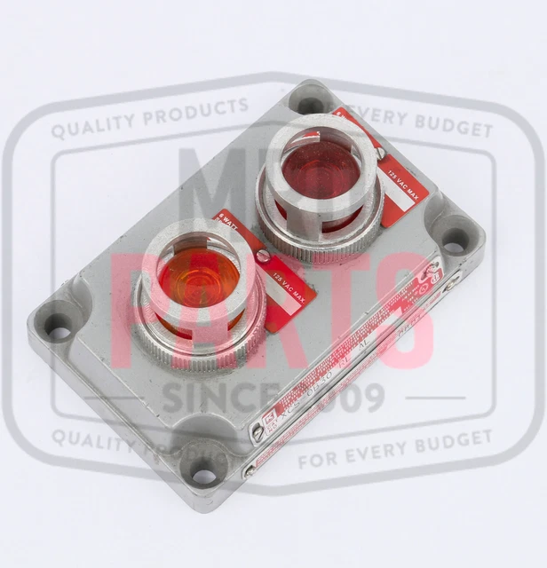 Killark XCS-0B30 Pilot Light Cover Plate, Hazardous Locations