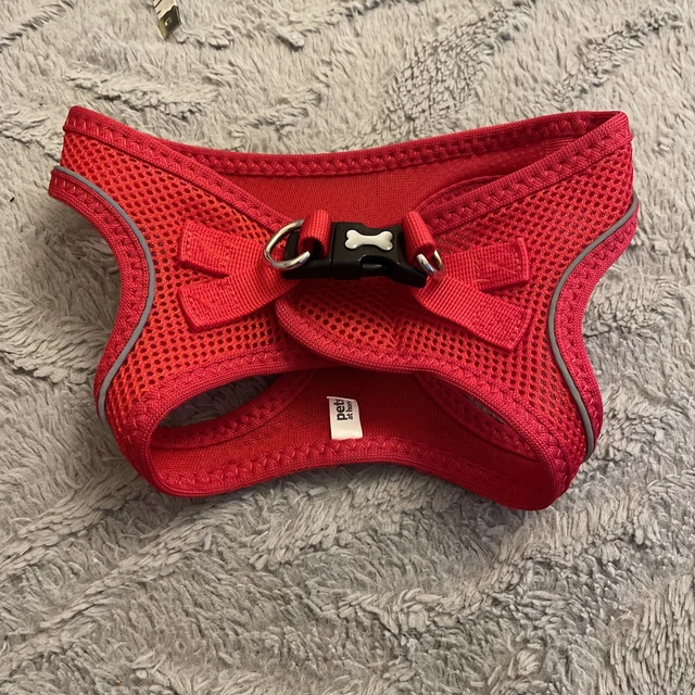 Pets At Home Red Dog/  Puppy Harness Size Small Soft Comfy mesh