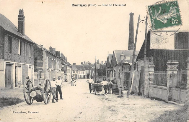 Cpa 60 Rantigny / Rue De Clermont