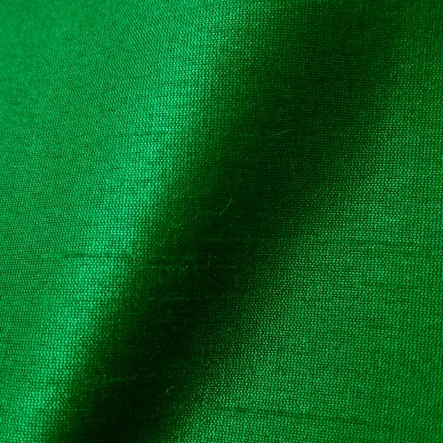 15 Yard Lot Emerald Green Faux Silk Dupioni Fabric 58" Green Gemstone Fabric