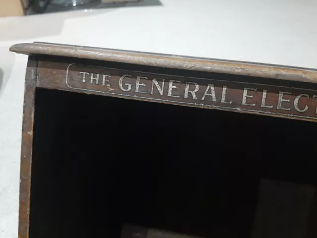 The General Electric Company - Vintage hölzerne Messbox - guter Zustand für das Alter 2