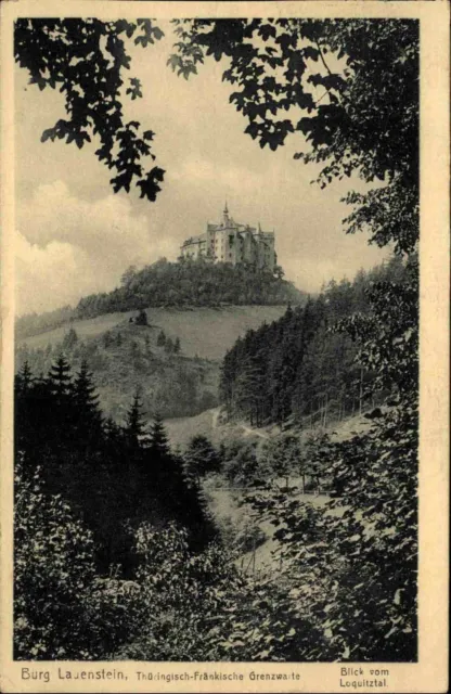 Lauenstein Altenberg Sächsische Schweiz Erzgebirge 1920 Burg Loquiztal Schloss