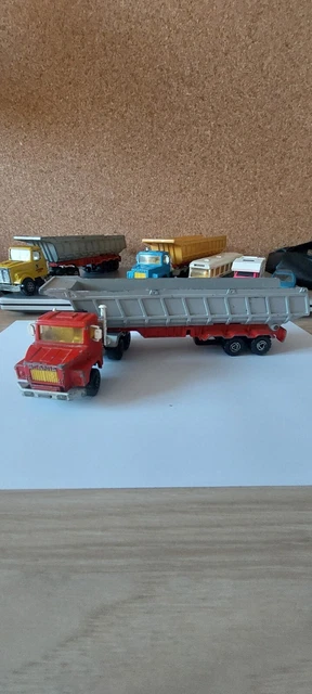 Ancienne Miniature Majorette Scania Benne 205 - échelle 1/100, Très Bon état D'usage