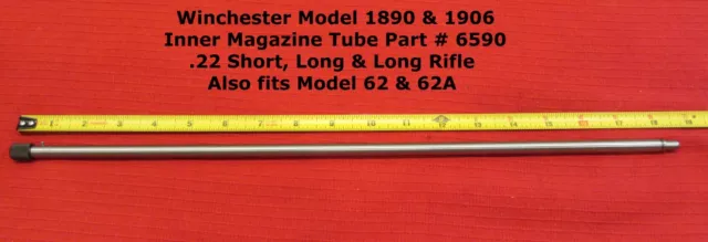 Winchester 1890 22  S,L,LR Inner Magazine Tube Winchester Part 6590 - Steel Tube