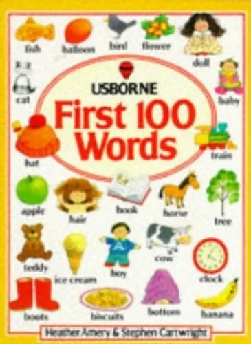 First Hundred Words in English by Amery, Heather Paperback Book The Fast Free