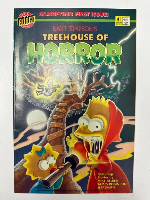 Bart Simpson's Treehouse of Horror #1 (1995) First Issue Bongo NM- 1st Print