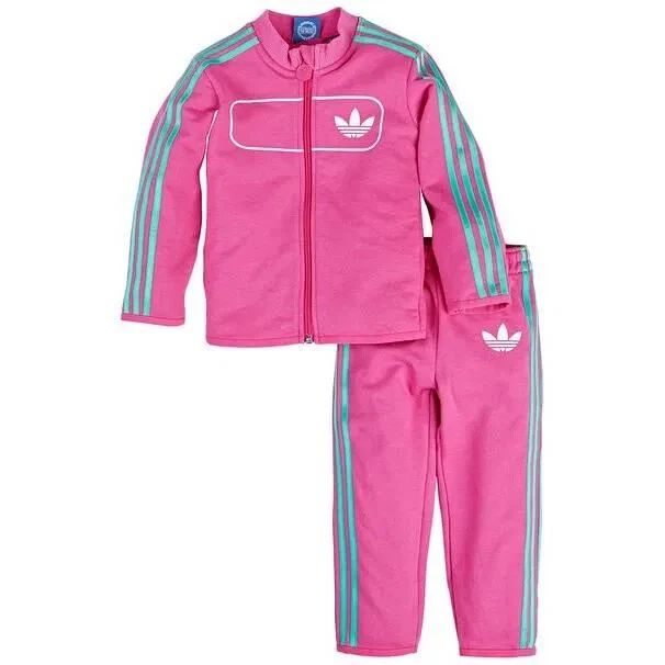 4643 Adidas Tuta  Acetata  Bambina Tracksuit  Set Giacca Pantalone M63357