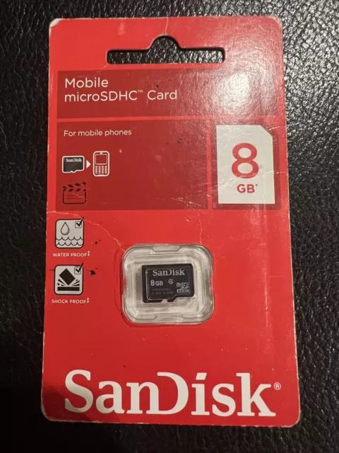 **BRAND NEW** SanDisk 8 GB Micro SDHC Memory Card Mobile