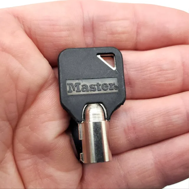5x Master Lock K8188 Key Blanks Tubular Plastic Head Nickel Silver NOS