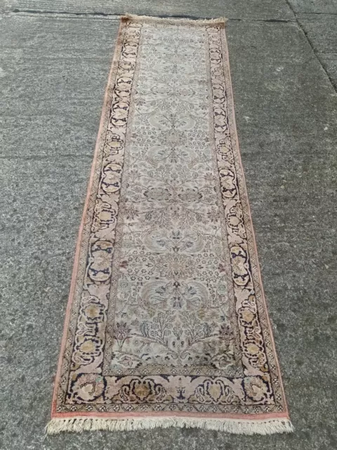 Tappeto Orientale Tappeto Persiano Antico Retrò Passatoia Vintage 285 x 78 E14