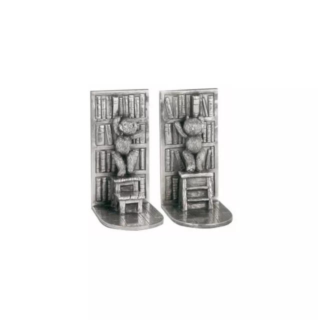 Royal Selangor Pewter  Teddy Bears Picnic Library Bookends 01611R