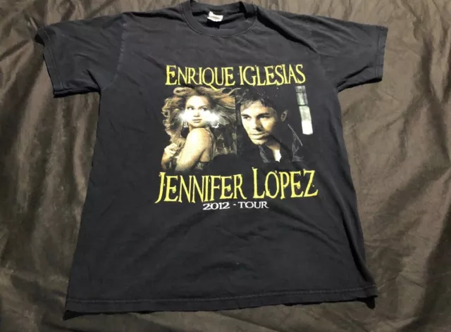 Jennifer Lopez Enrique Iglesias tour 2012 t shirt